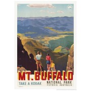 Retro Print | Mt Buffalo